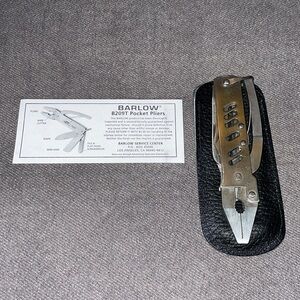 NWT.  Barlow B209T Pocket Pliers.  4” length.